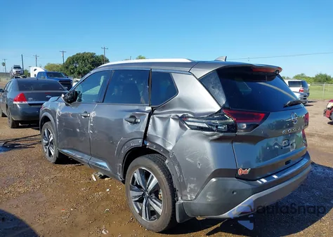 2021 Nissan Rogue Sl Fwd из США, поврежденный, VIN 5N1AT3CA6MC769443